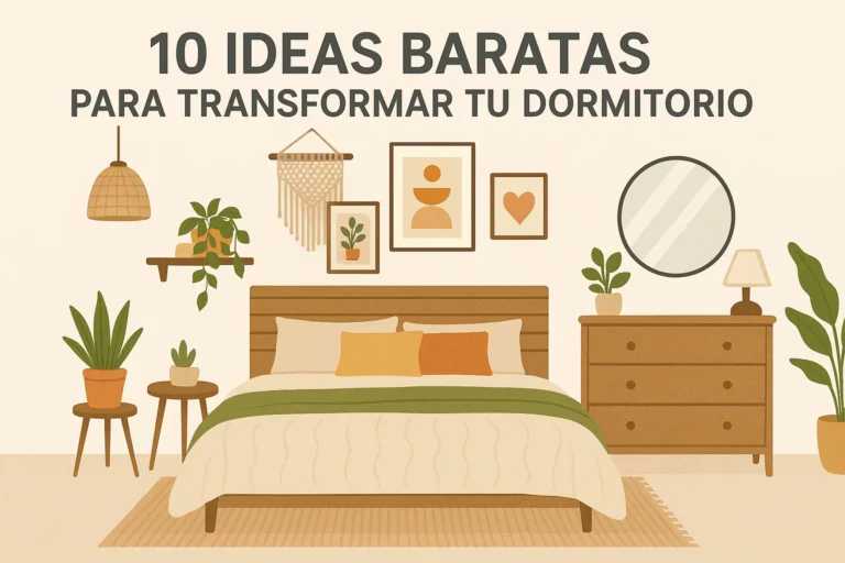 10 ideas baratas para transformar tu dormitorio destacada