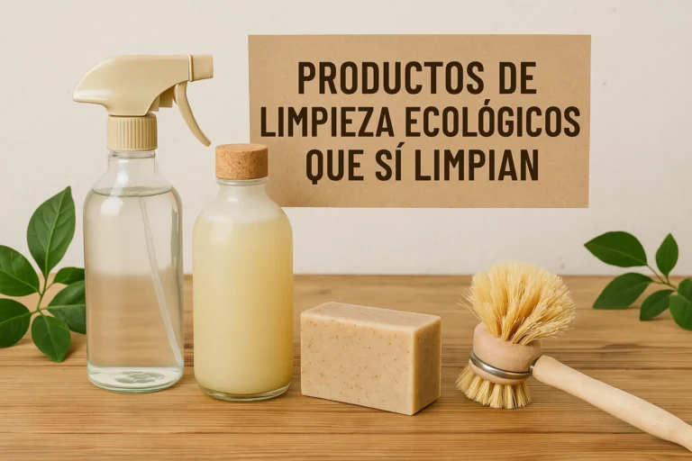 Productos de limpieza ecológicos que sí limpian
